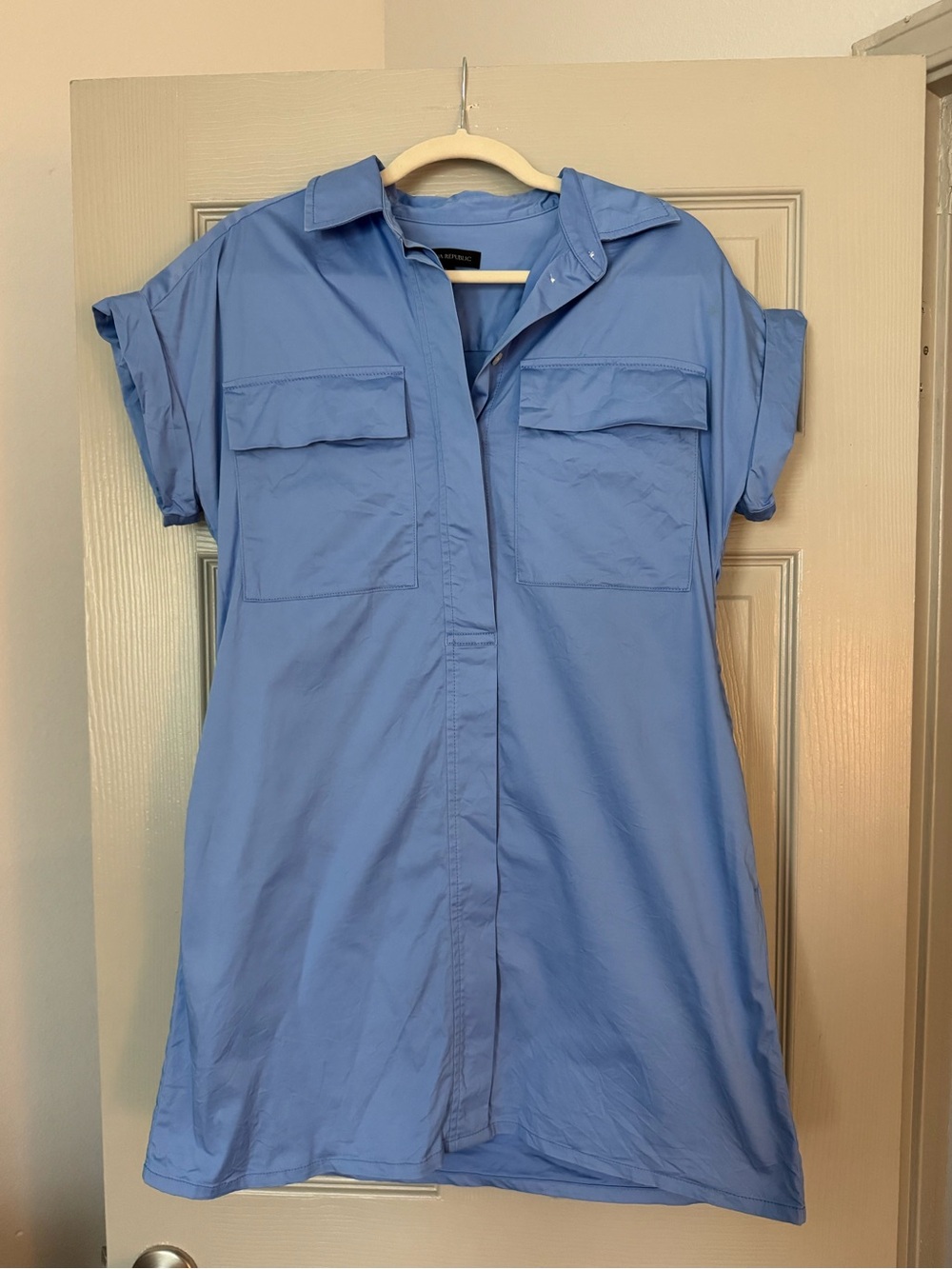 Banana Republic Light Blue Shirt Dress - Women's Casual Tunic